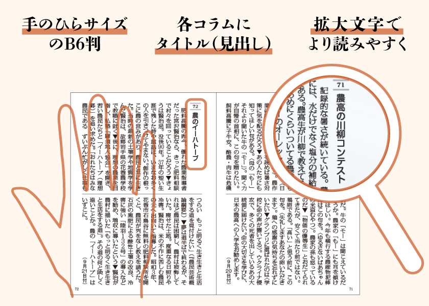 日本農業新聞 四季百選