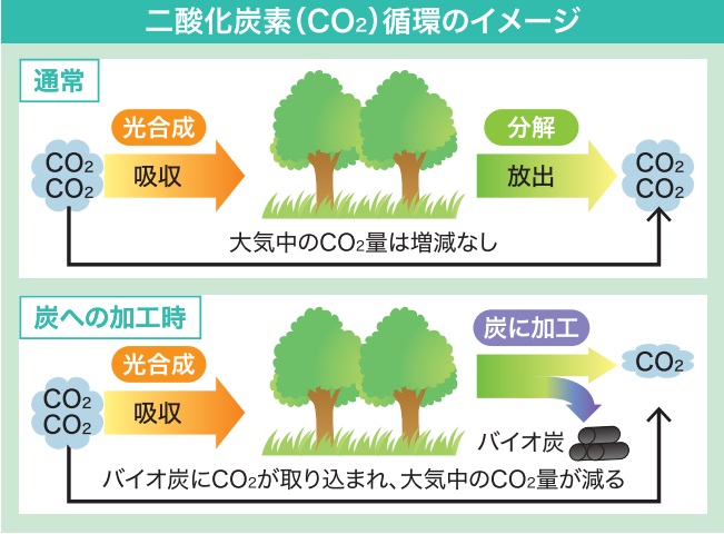 もみ殻 枝など原料 バイオ炭 温暖化防げ 畑に埋めco2固定 通水性向上も 日本農業新聞 もみ殻 枝など原料 バイオ炭 温暖化防げ 畑に埋めco2固定 通水性向上も 日本農業新聞