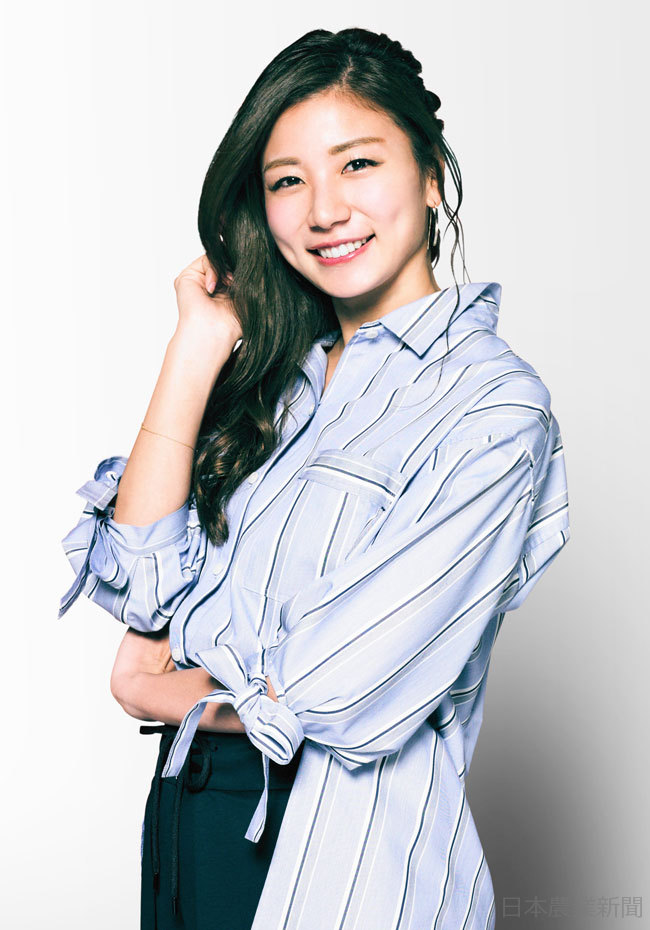 青木愛さん 元シンクロナイズドスイミング日本代表 引退で知った食べる喜び 日本農業新聞 青木愛さん 元シンクロナイズドスイミング日本代表 引退で知った食べる喜び 日本農業新聞